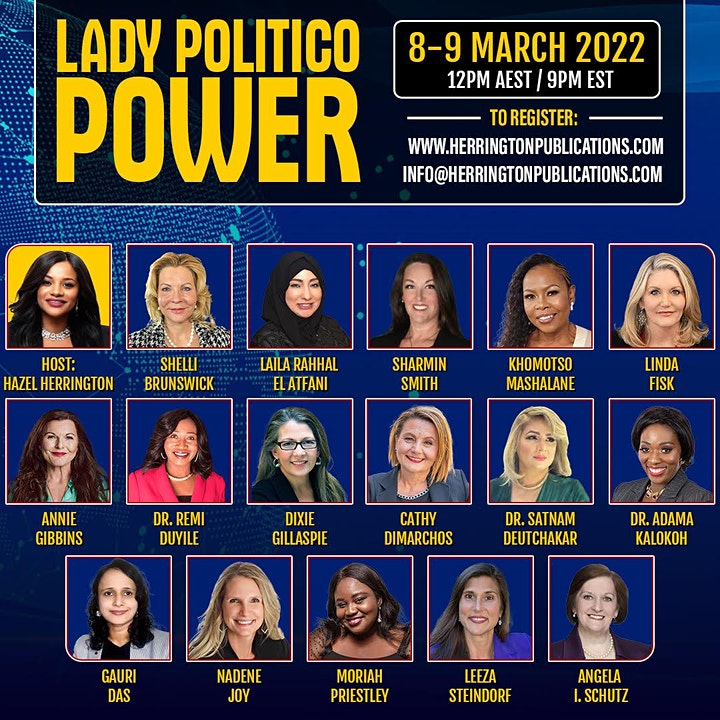 Speaker line up for Lady Politico Power Global Leadership Conference